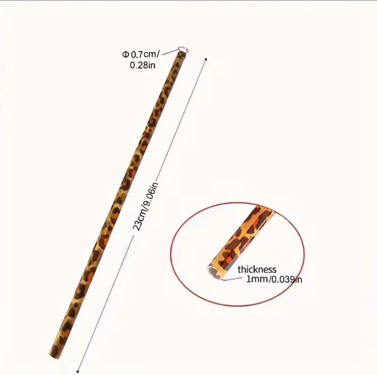 5pcs Reusable PP Plastic Straws with Colorful Cartoon Patterns High-Quality Drinking Straws