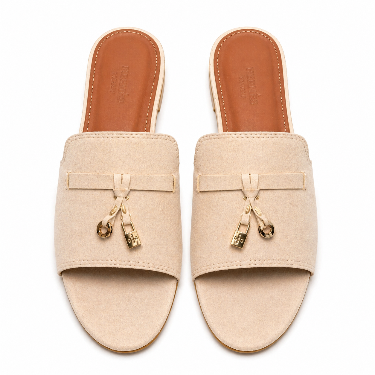 Loro Piana Cream Heels(With Proper Packaging)