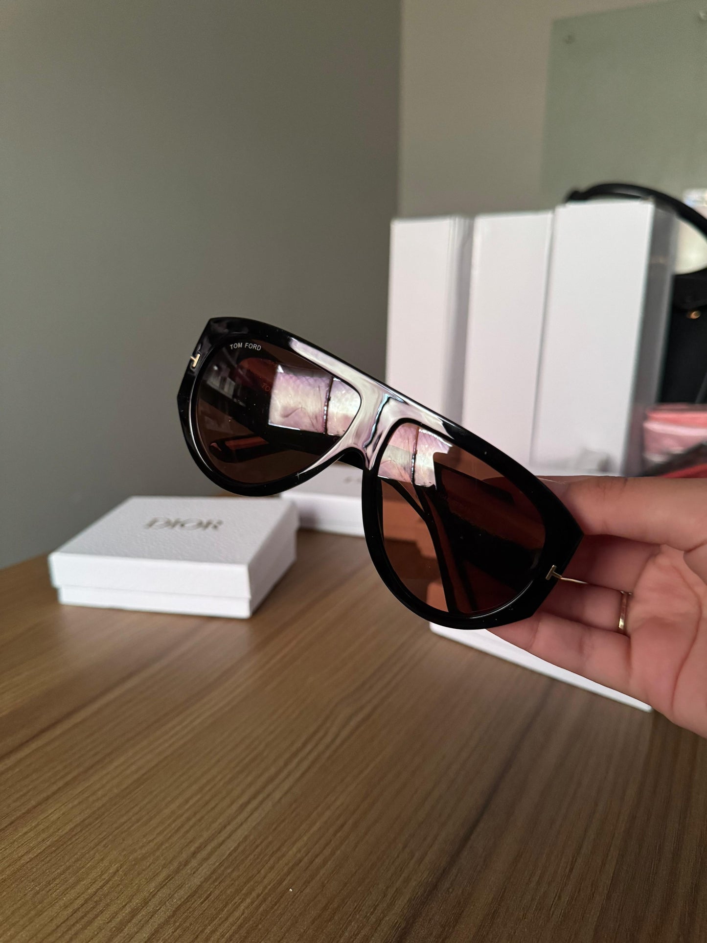 Tom Ford Ft1044 Black Sunglasses With Yellow Lenses
