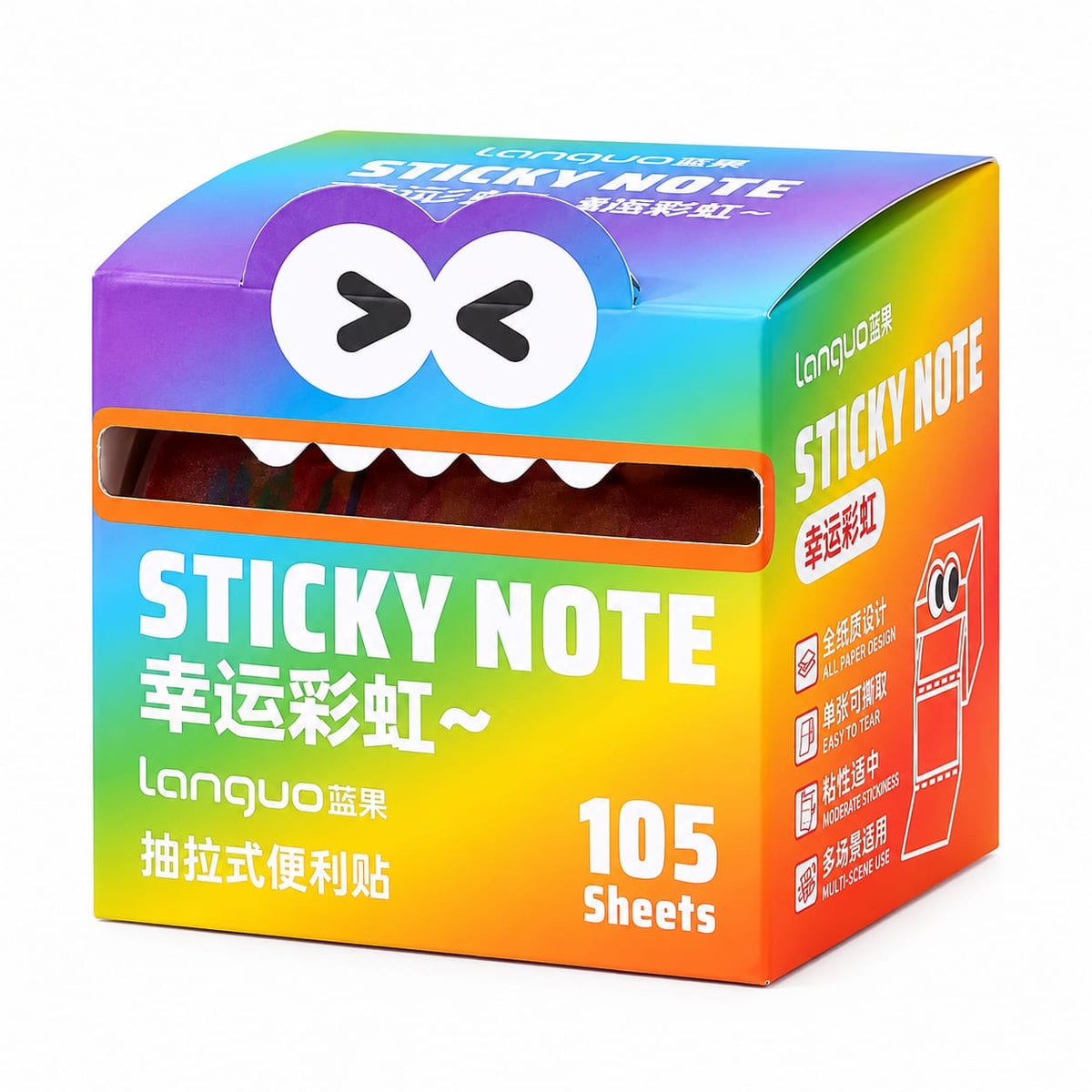Mr. Paper Pull-Out Transparent Sticky Notes