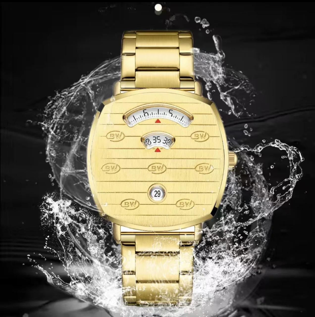 Golden Timepiece Watch