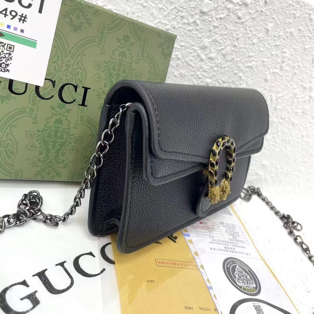 Black Gucci Miguel studded bag