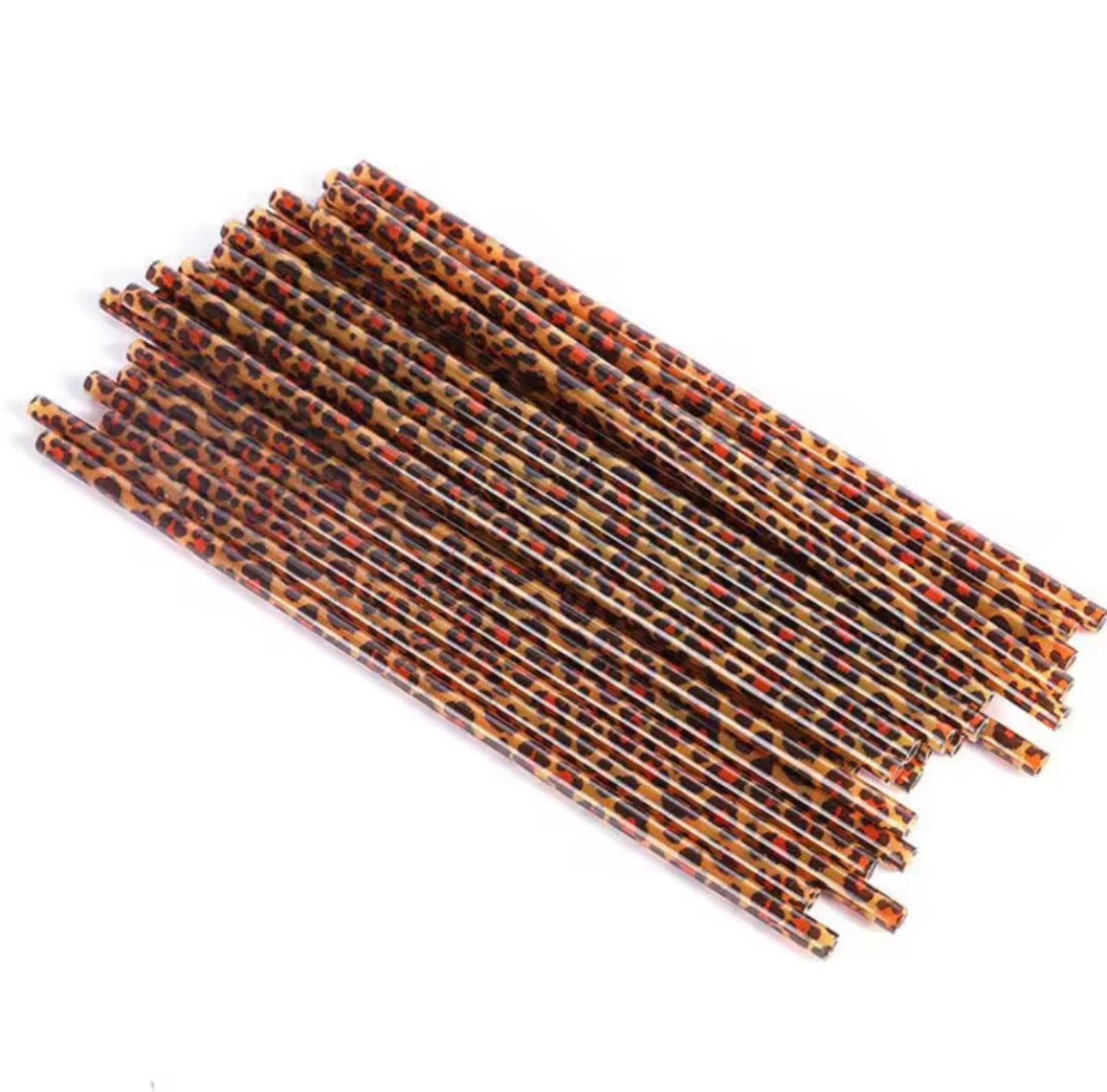 5pcs Reusable PP Plastic Straws with Colorful Cartoon Patterns High-Quality Drinking Straws