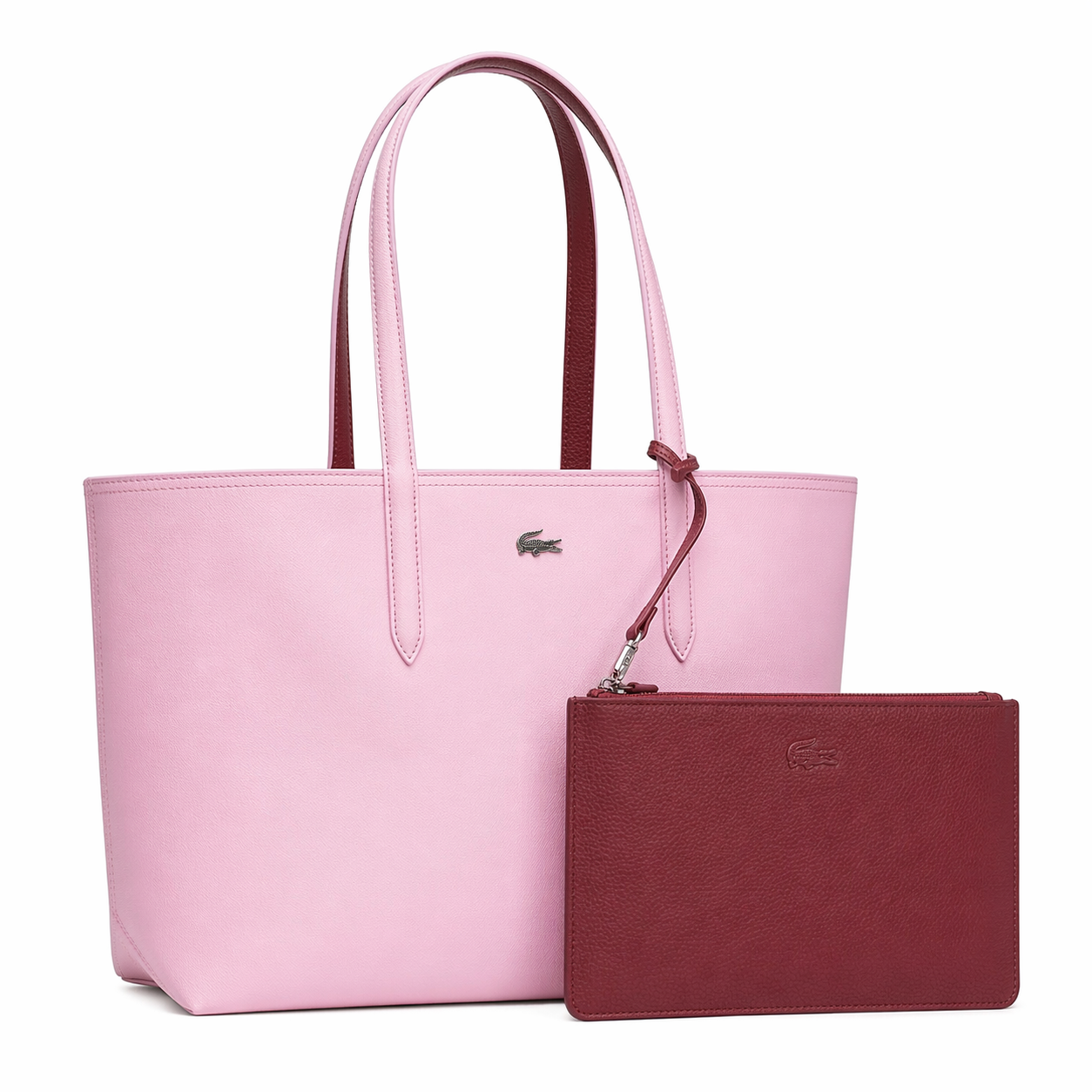 Lacoste Anna Reversible Tote with Removable Pouch