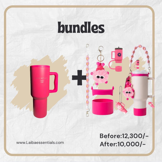 BARBIE PINK TREK TUMBLER BUNDLE