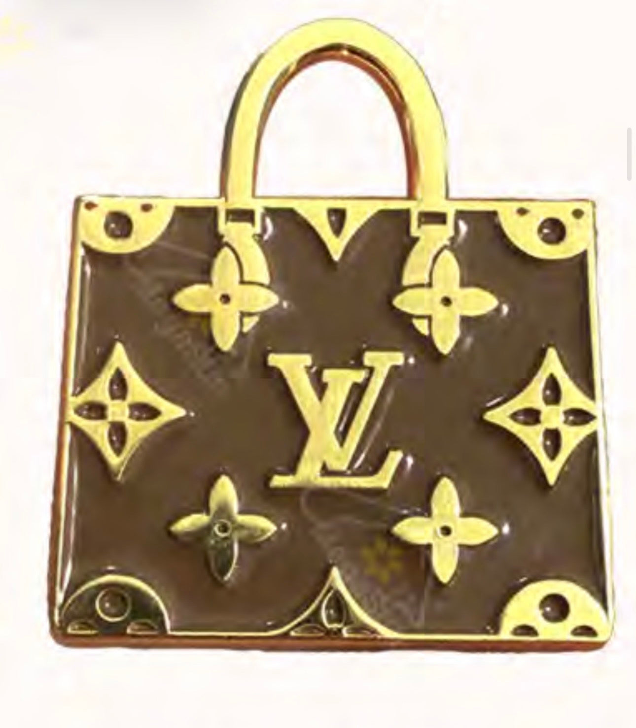 LV Bag Metal Phone Sticker