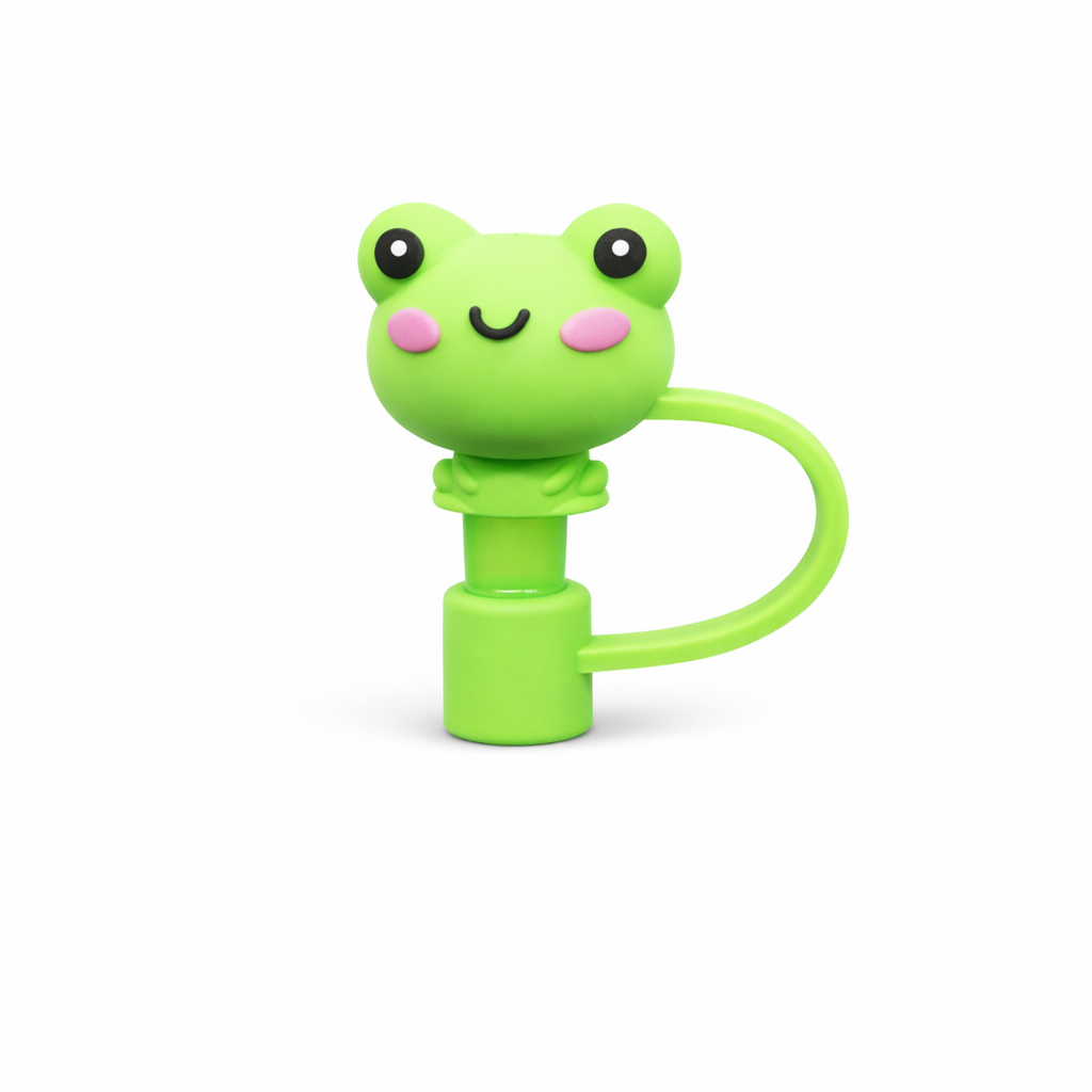 Frog straw cover