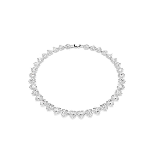 Ariana Grande x Swarovski necklace Mixed cuts, Heart, White, Rhodium plated(with box & proper packaging)