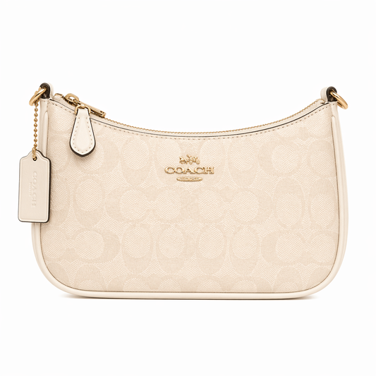 White/ Beige Coach shoulder bag (immediate white delivery available)(HIGH QUALITY)