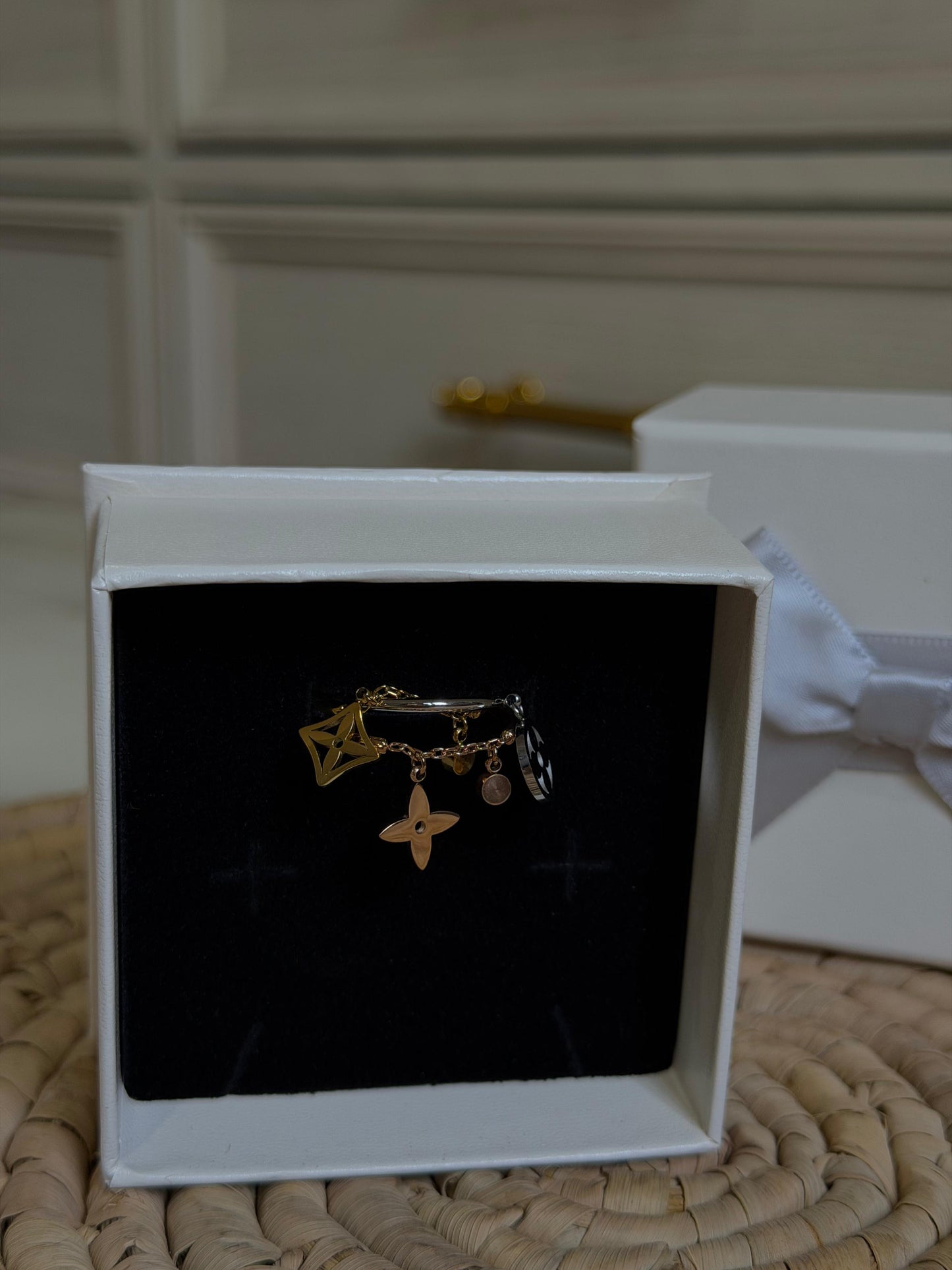 Louis Vuitton layered Ring (With box & Proper Packaging)