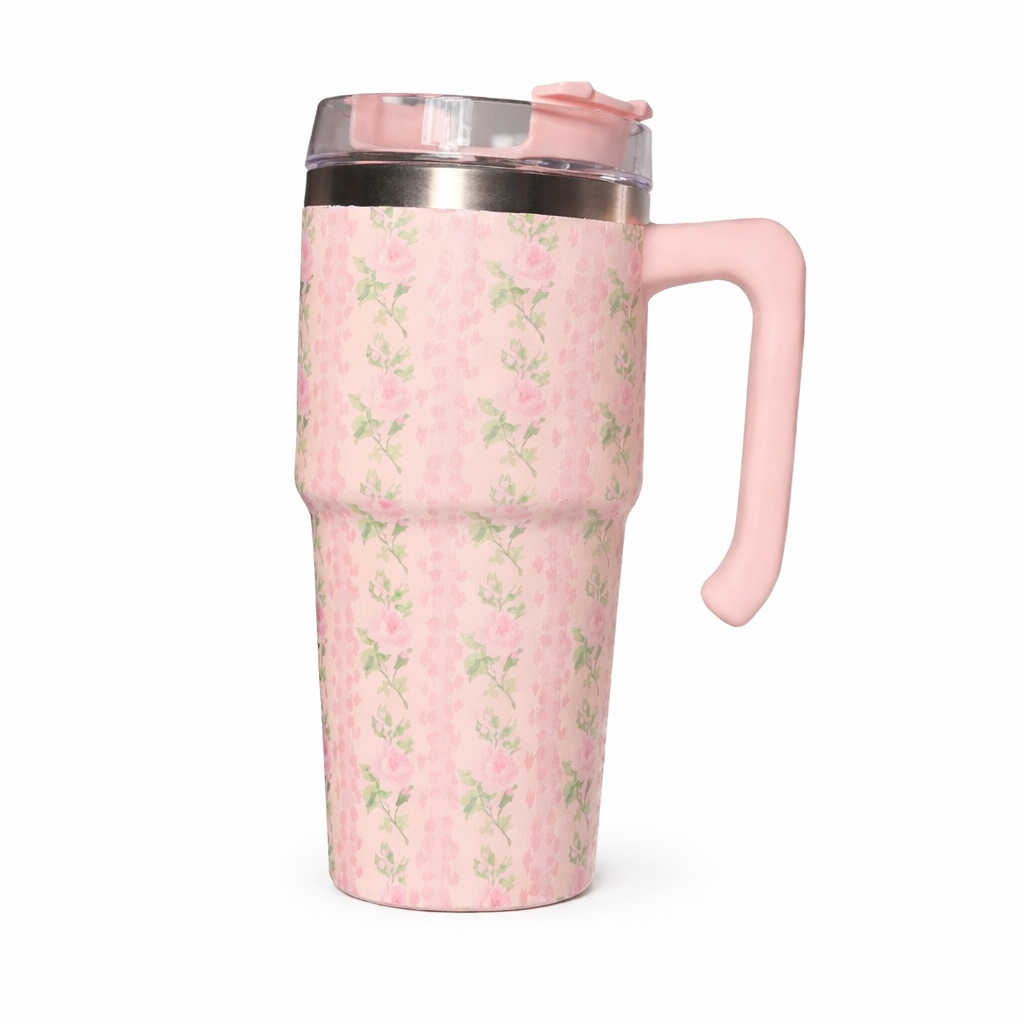 Floral Mini Quencher Tumbler 20oz