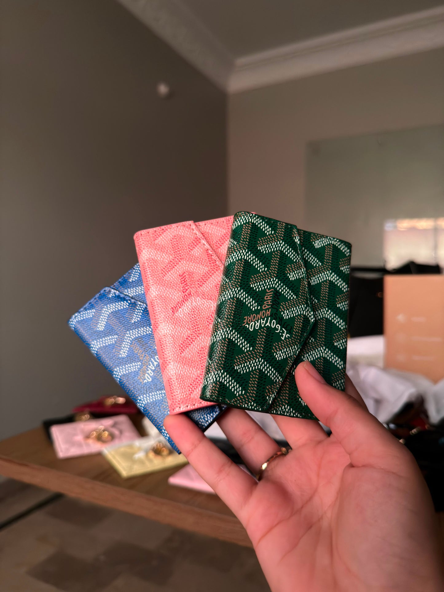 Goyard envelop cardholder & Wallet