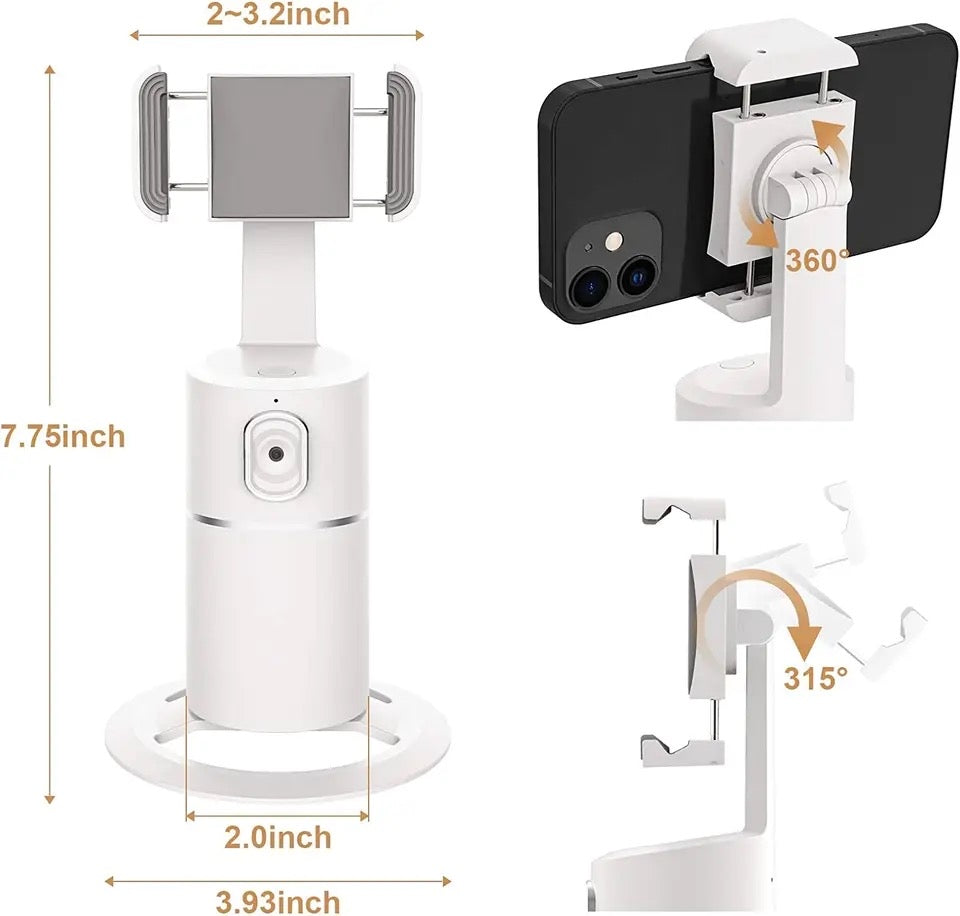 360 rotation AI tripod