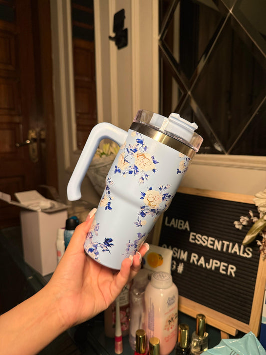 Blue Blossom Mini Stanley Tumbler 20oz (IMMEDIATE DELIVERY AVAILABLE)