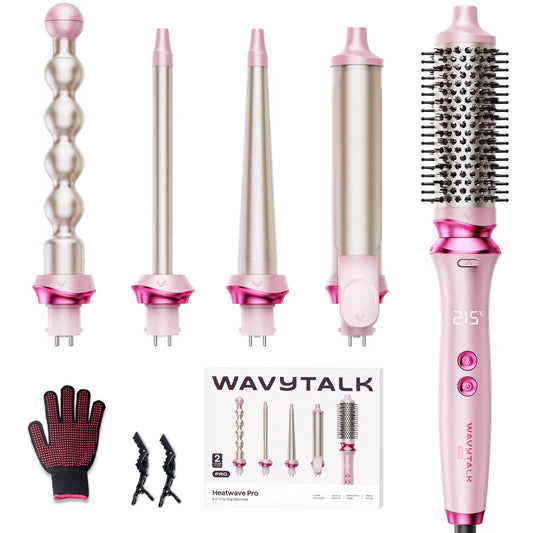 Multi Curl 5-in-1 Curling Wand Set (15-20 Days Delivery Time)