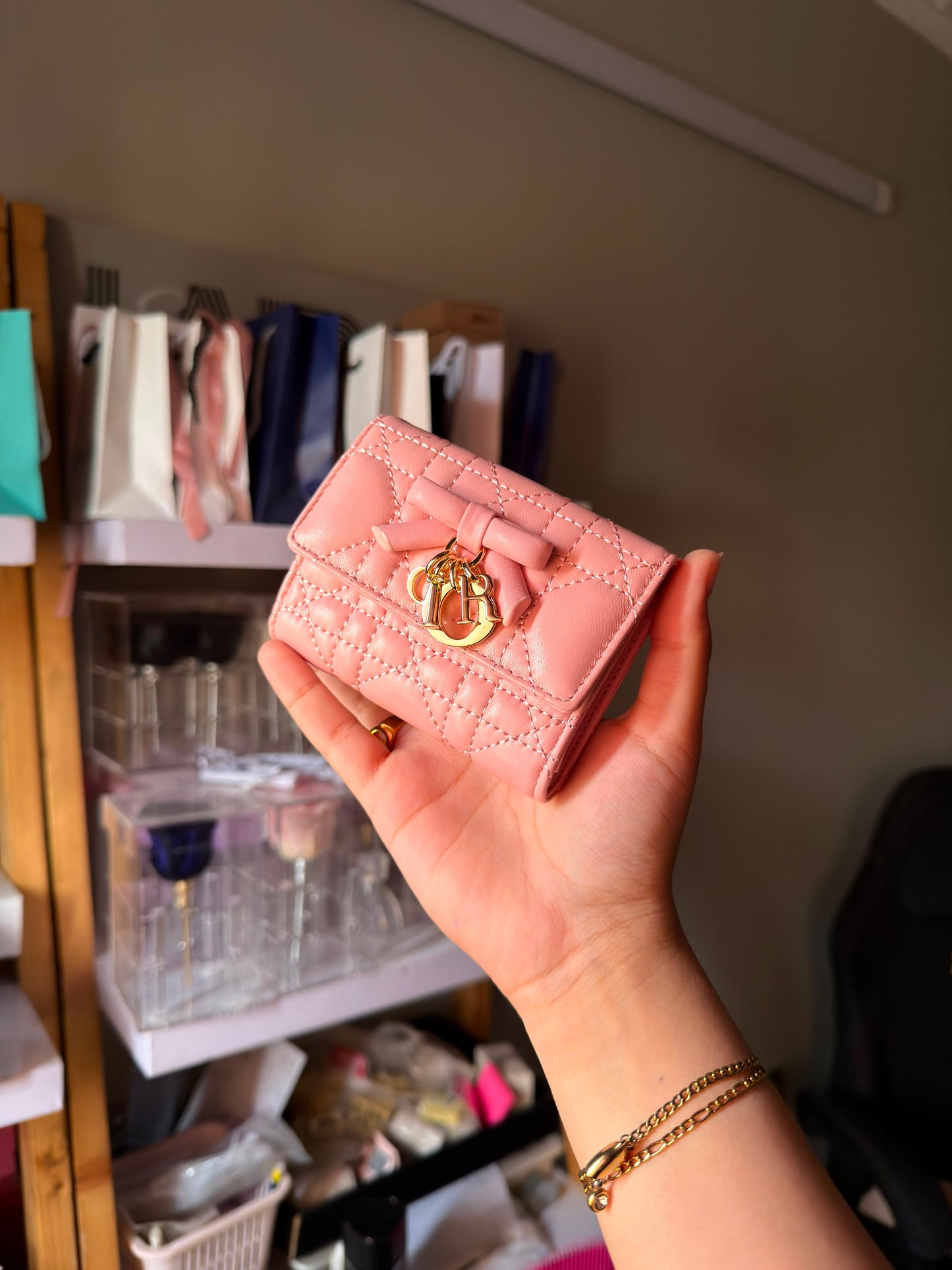 Pink Dior Wallet