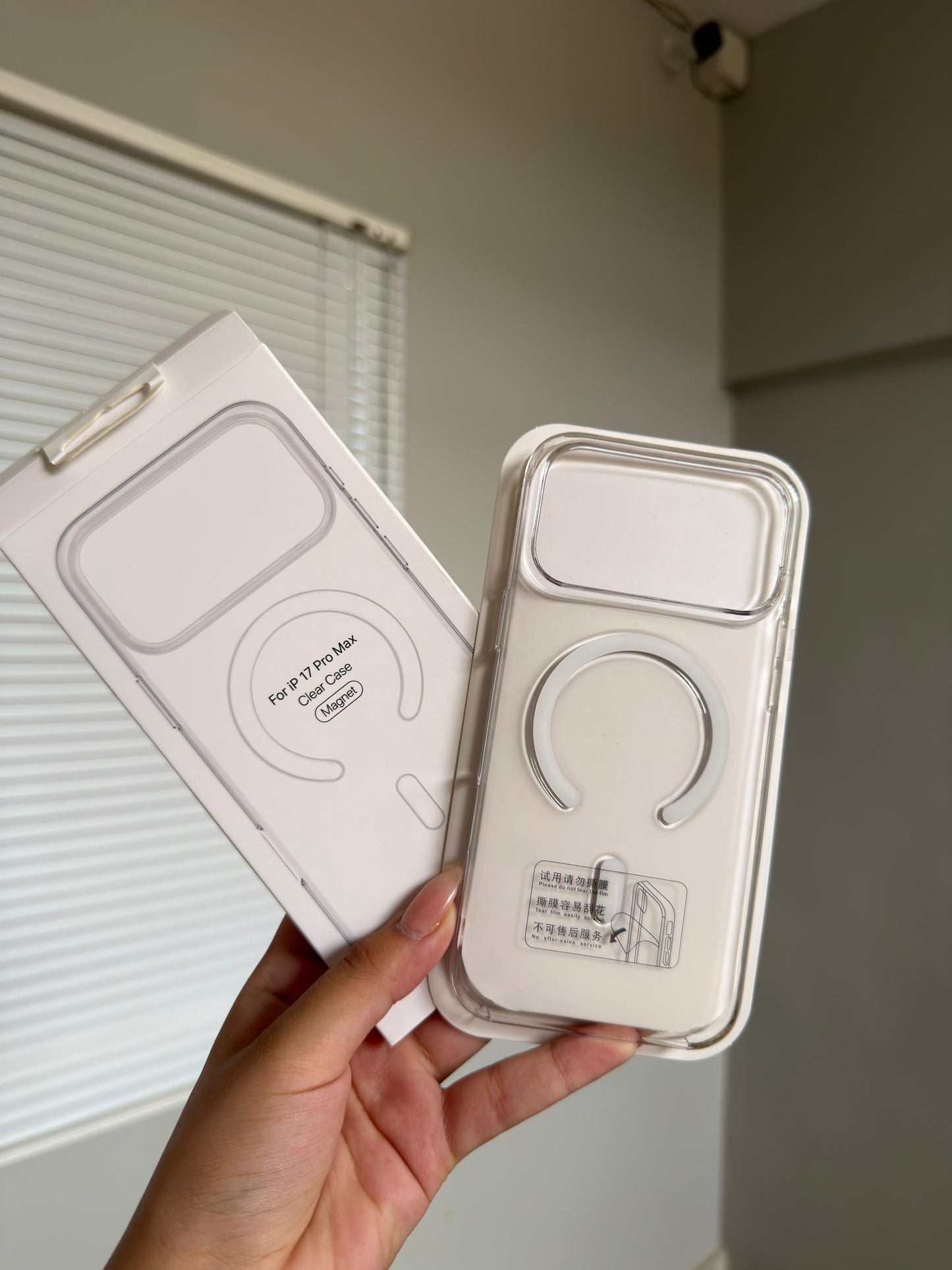 Iphone case Clear MagSafe 17 Pro Max