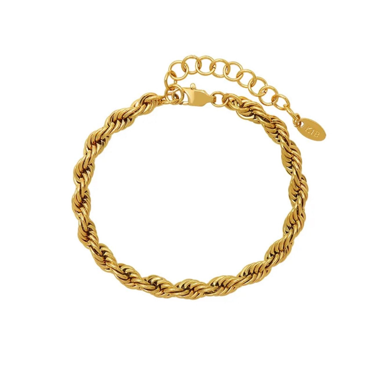 Textured gold hour bracelet