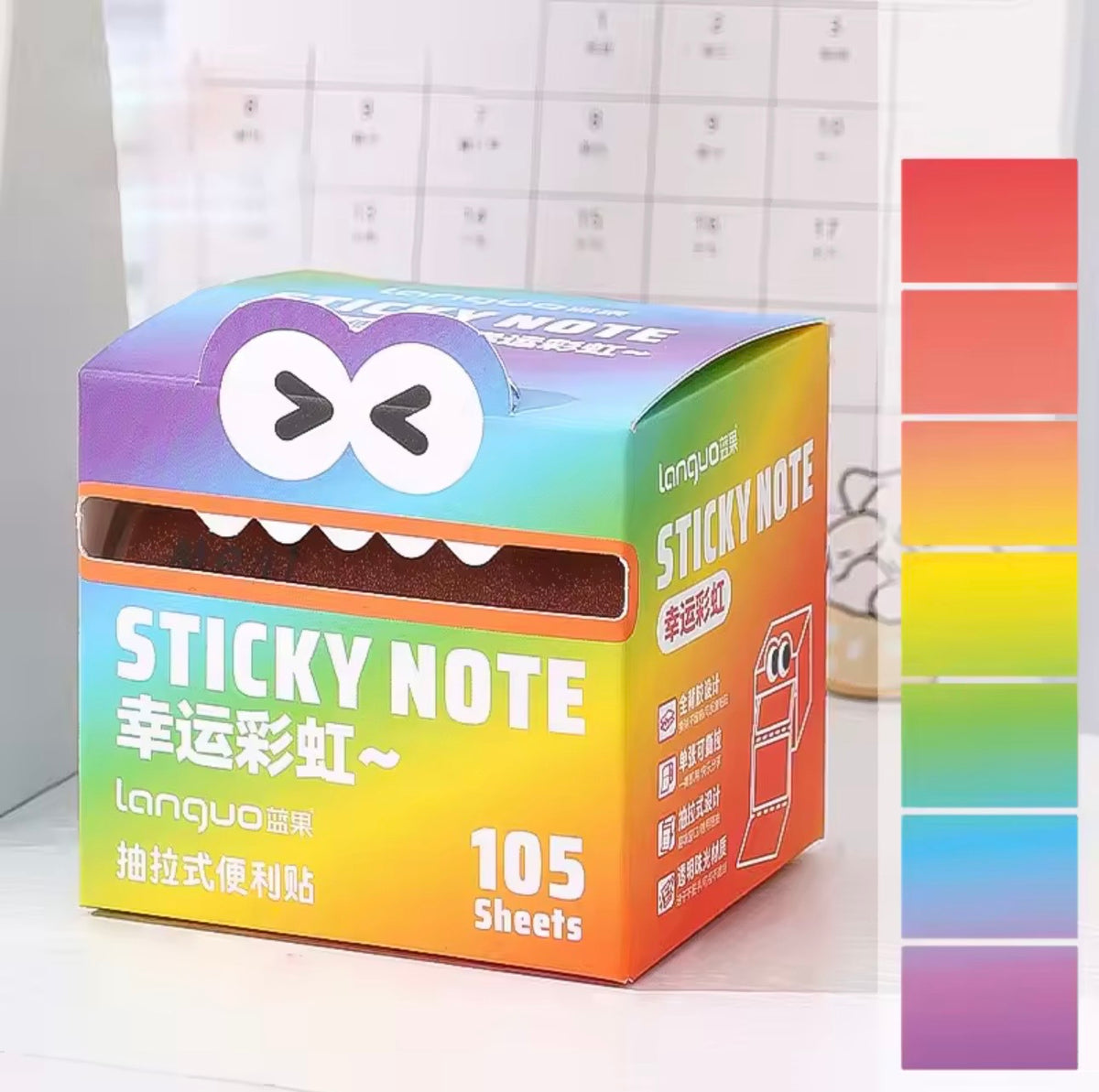 Mr. Paper Pull-Out Transparent Sticky Notes