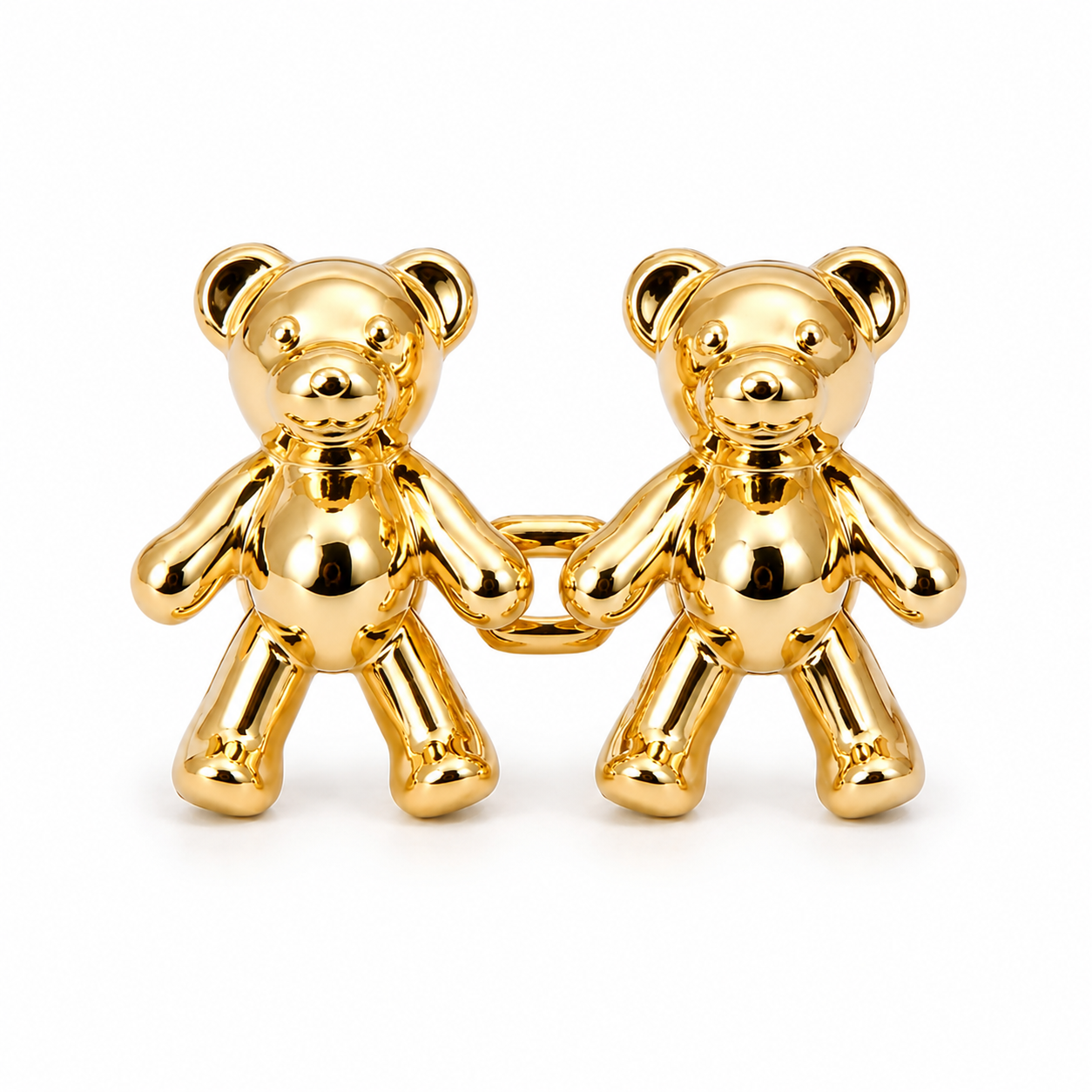 Teddy Bear Denim Charm
 🐻