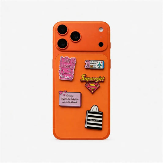 Metal Phone Charm Sticker Pack 
of 5 bundle 6
