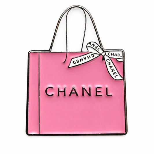 Chanel Pink Shopping Bag – Metal Phone Charm Sticker