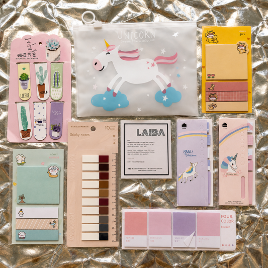 8pc Stationery Value pack