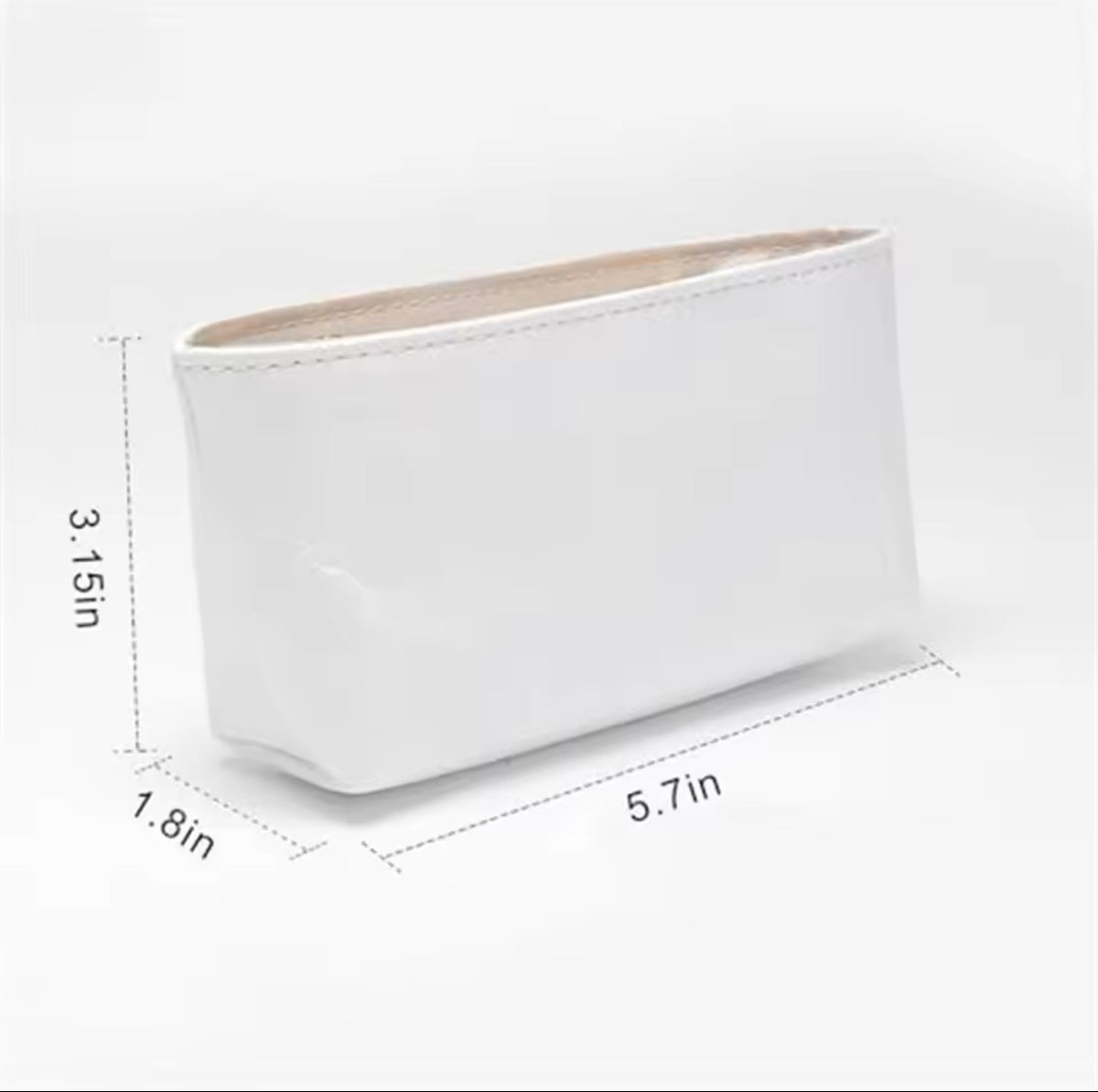 White Bag Organizer For Longchamp Mini Small