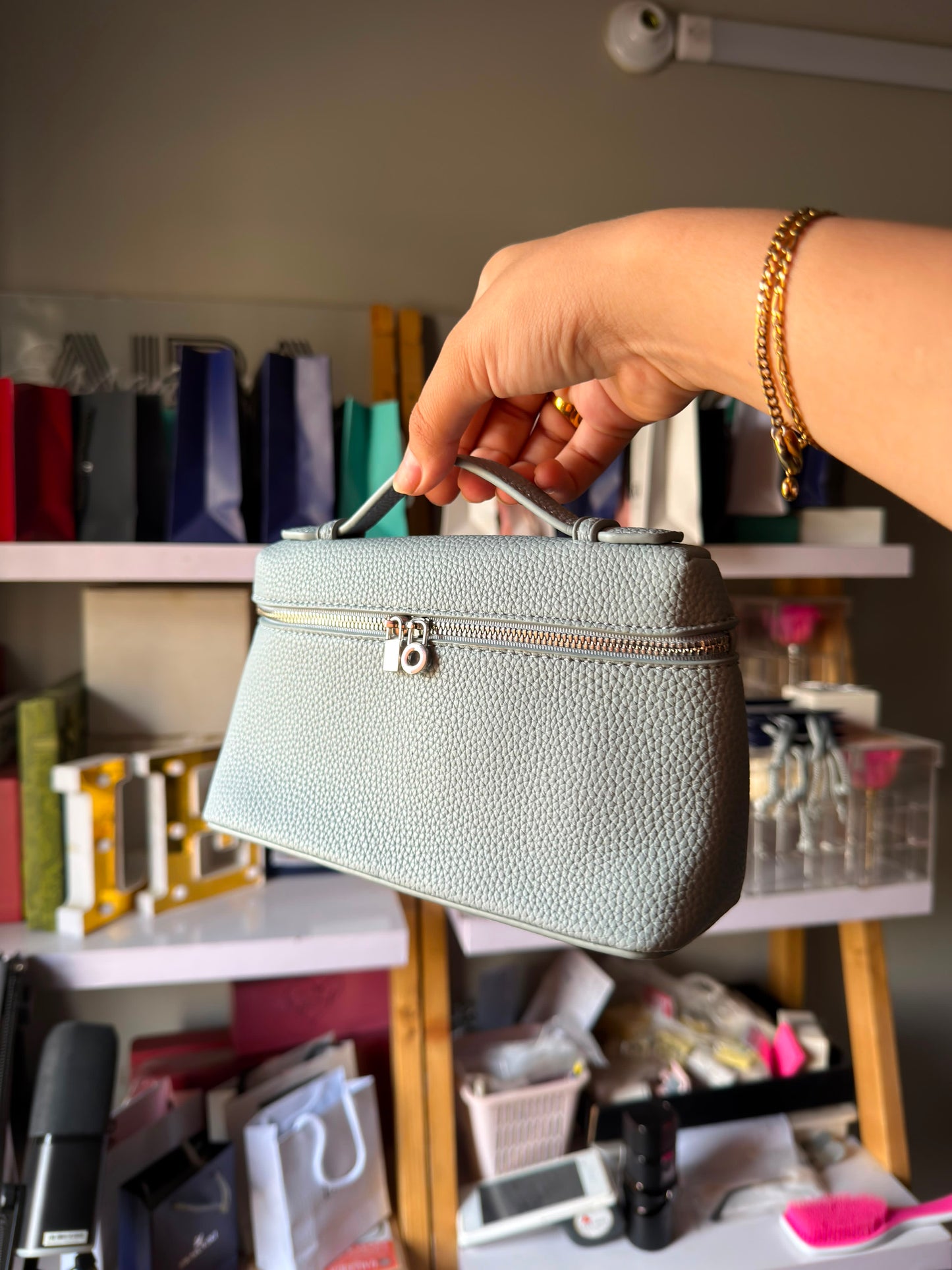 Loro Piana Vanity Case Crossbody Bag