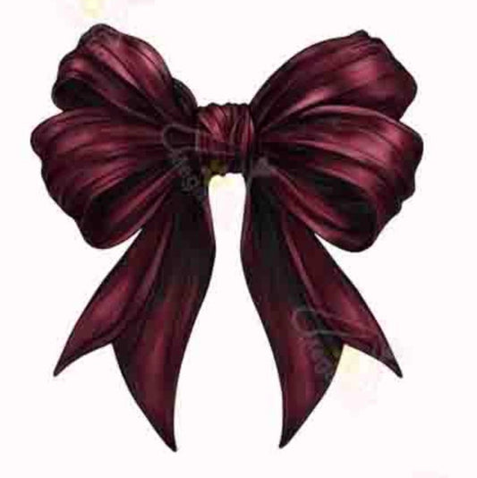 Red vine Bow Metal Phone Sticker