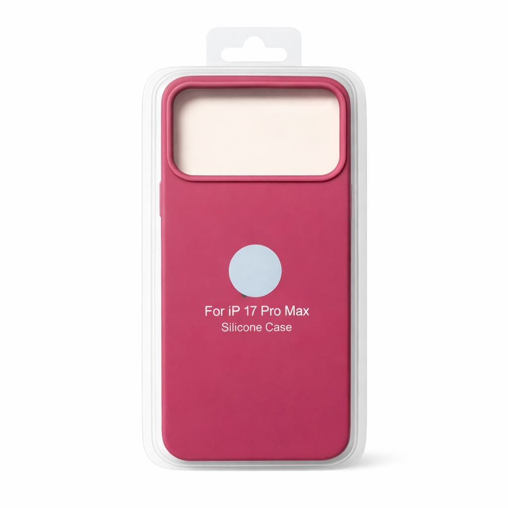 Iphone case Deep Pink / Rose Pink 17 pro max silicone