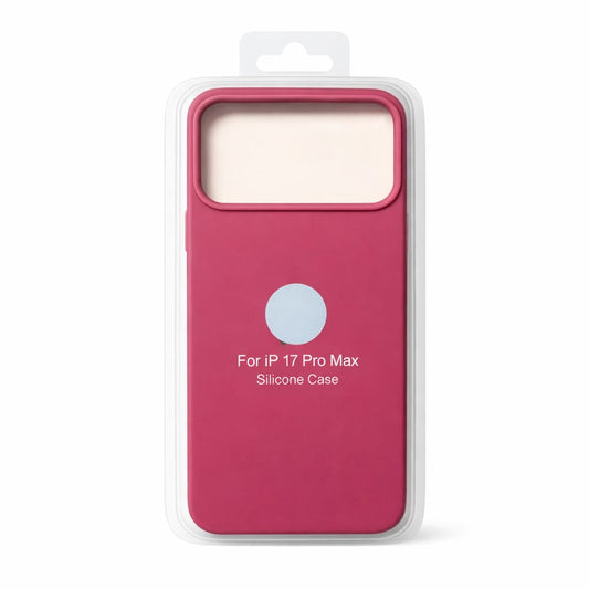 Iphone case Deep Pink / Rose Pink 17 pro max silicone