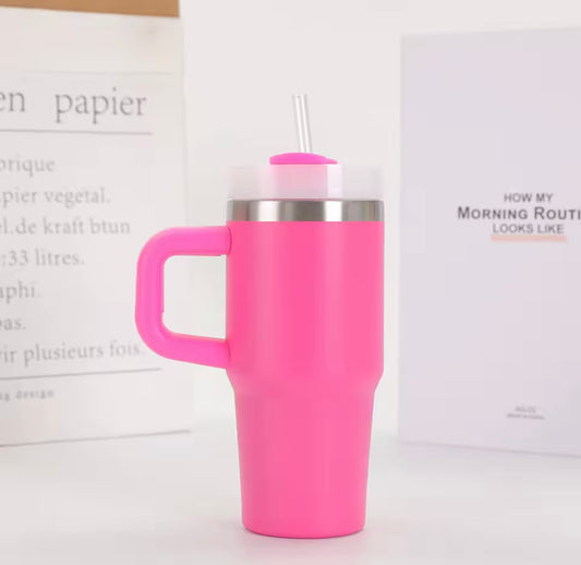 Dark Pink Mini Stanley Tumbler 20oz (IMMEDIATE DELIVERY AVAILABLE)