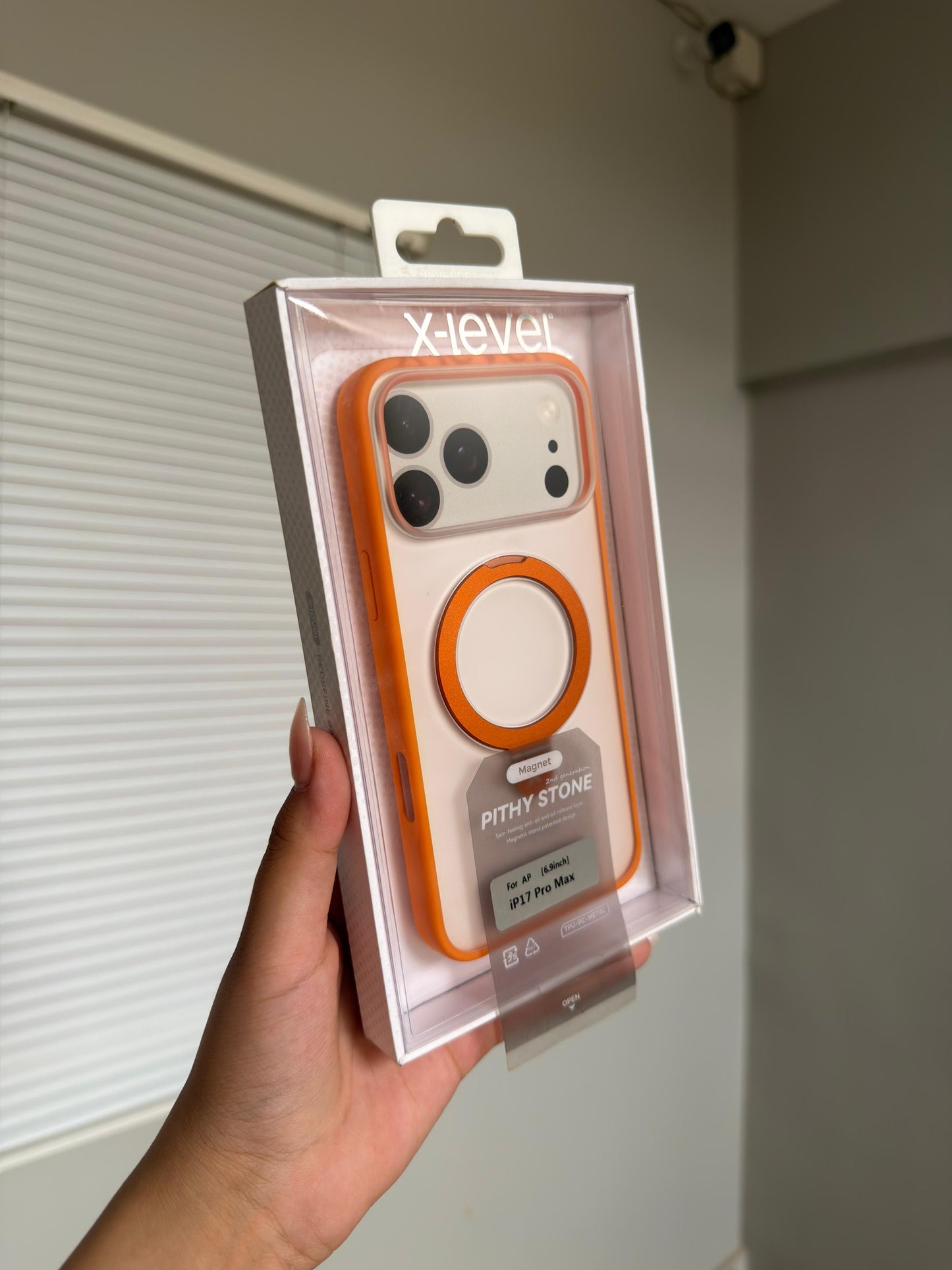iPhone Case X-Level MagSafe Stone Edition (iPhone 17 pro max)