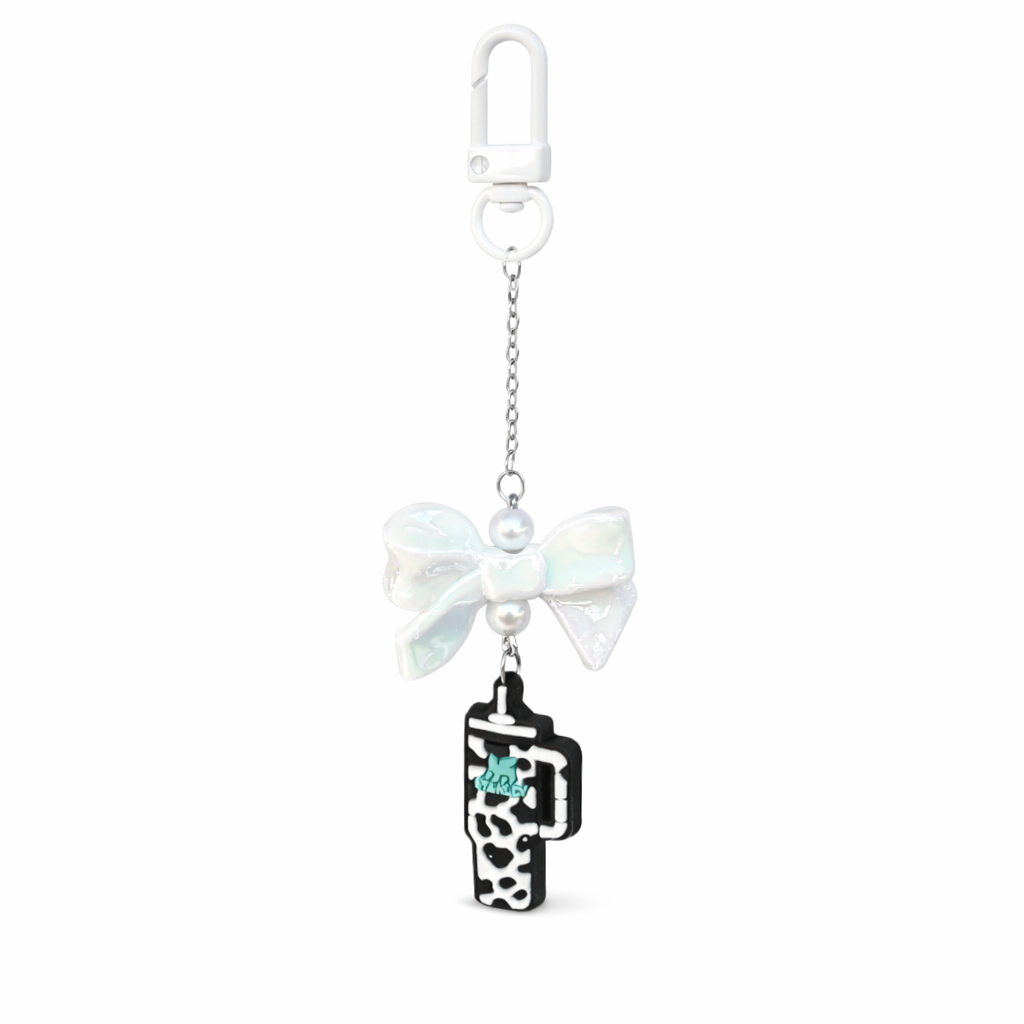 Tumbler charm with  bow