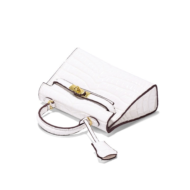 White mini Kelly Birkin bag (In Stock)