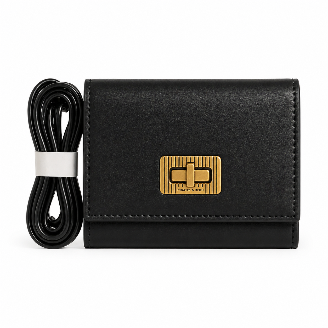 Charles & Keith Mini Cross Body Wallet (Entire Box Packaging)