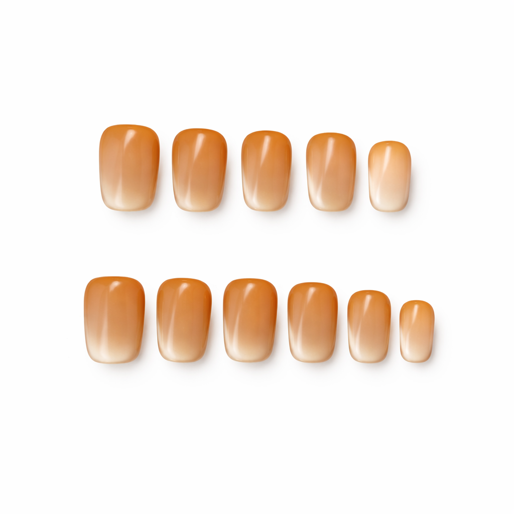 Golden muse hand made nails L32