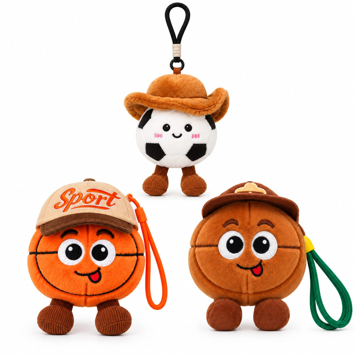 Jelly Sports Ball Bag Charm