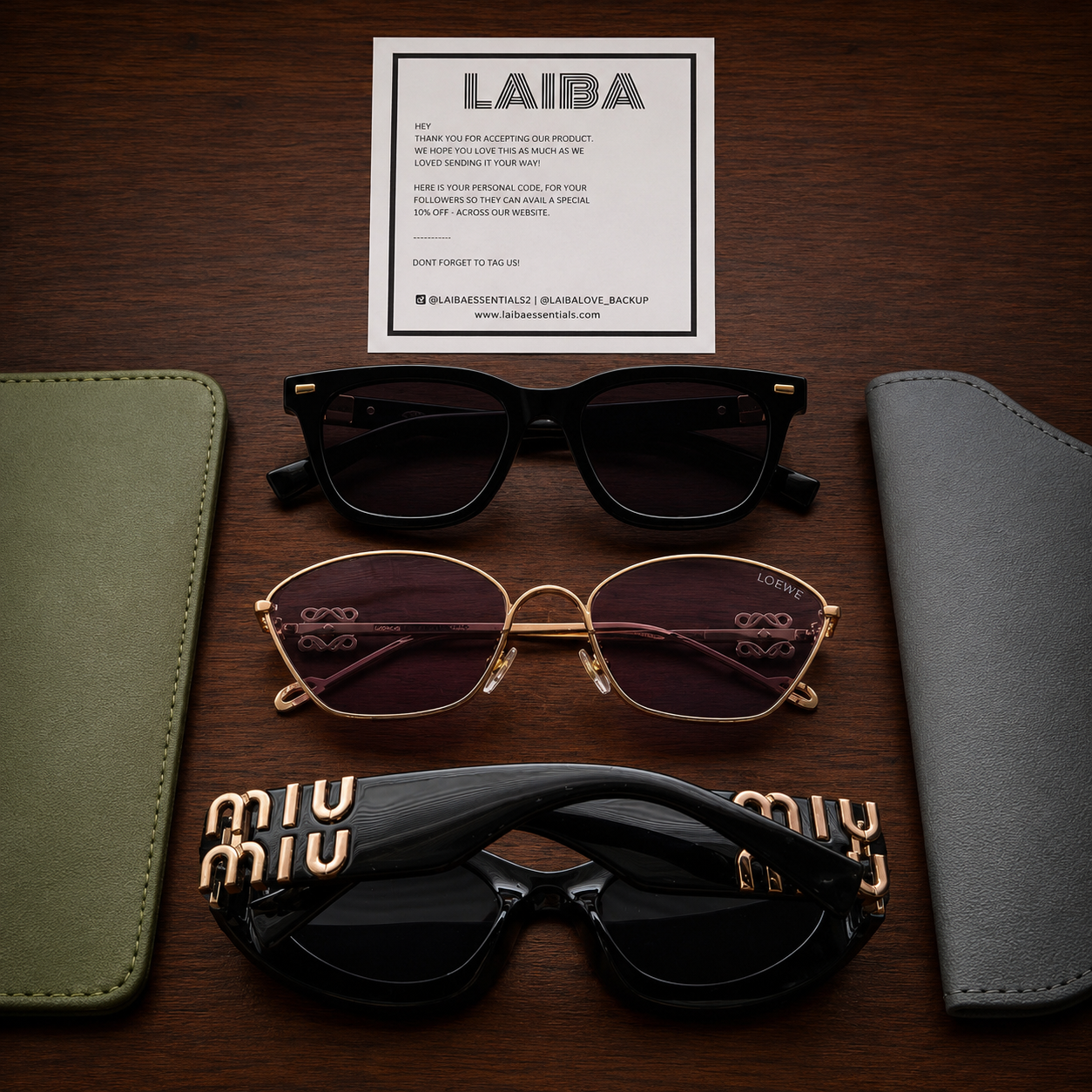 3pcs Branded Glasses Value pack 3