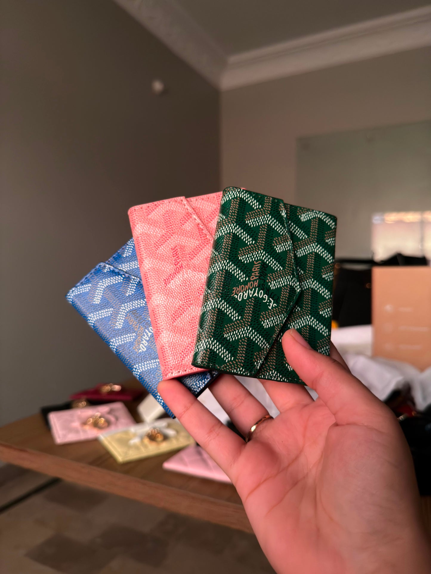 Goyard envelop cardholder & Wallet