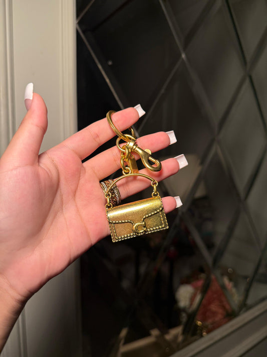 Golden Coach Bag Charm (IMMEDIATE DELIVERY AVAILABLE)