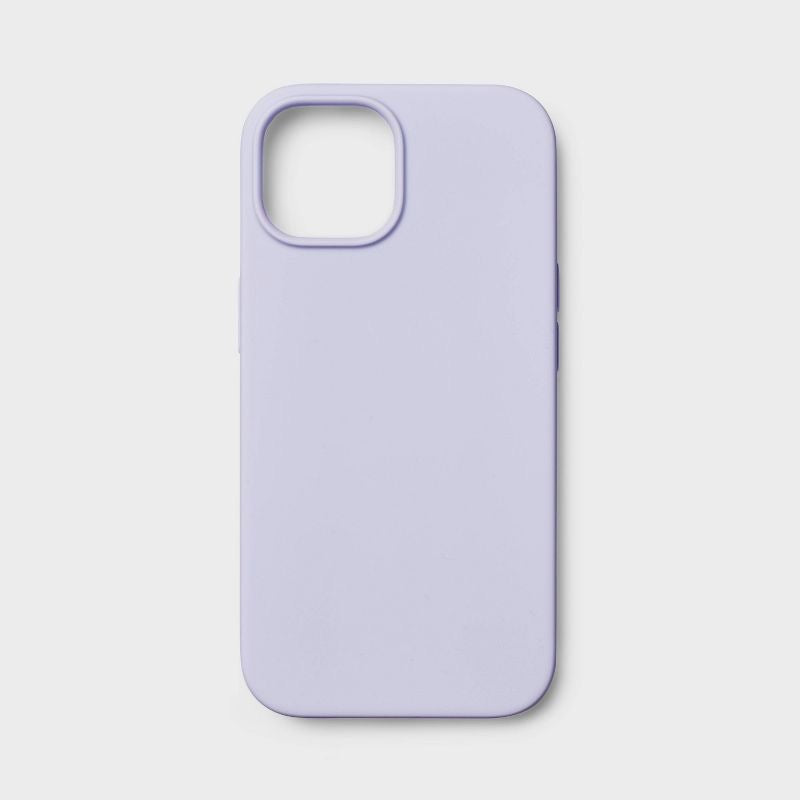 Lilac Silicon IPhone case 11 till 17 series