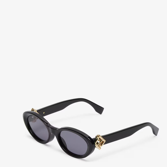 Oval Fendi Black FF DIAMONDS Sunglasses/ Glasses