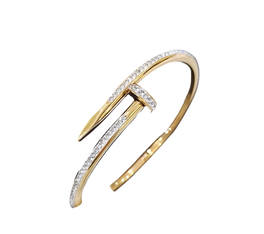 Studded Cartier nail bracelet