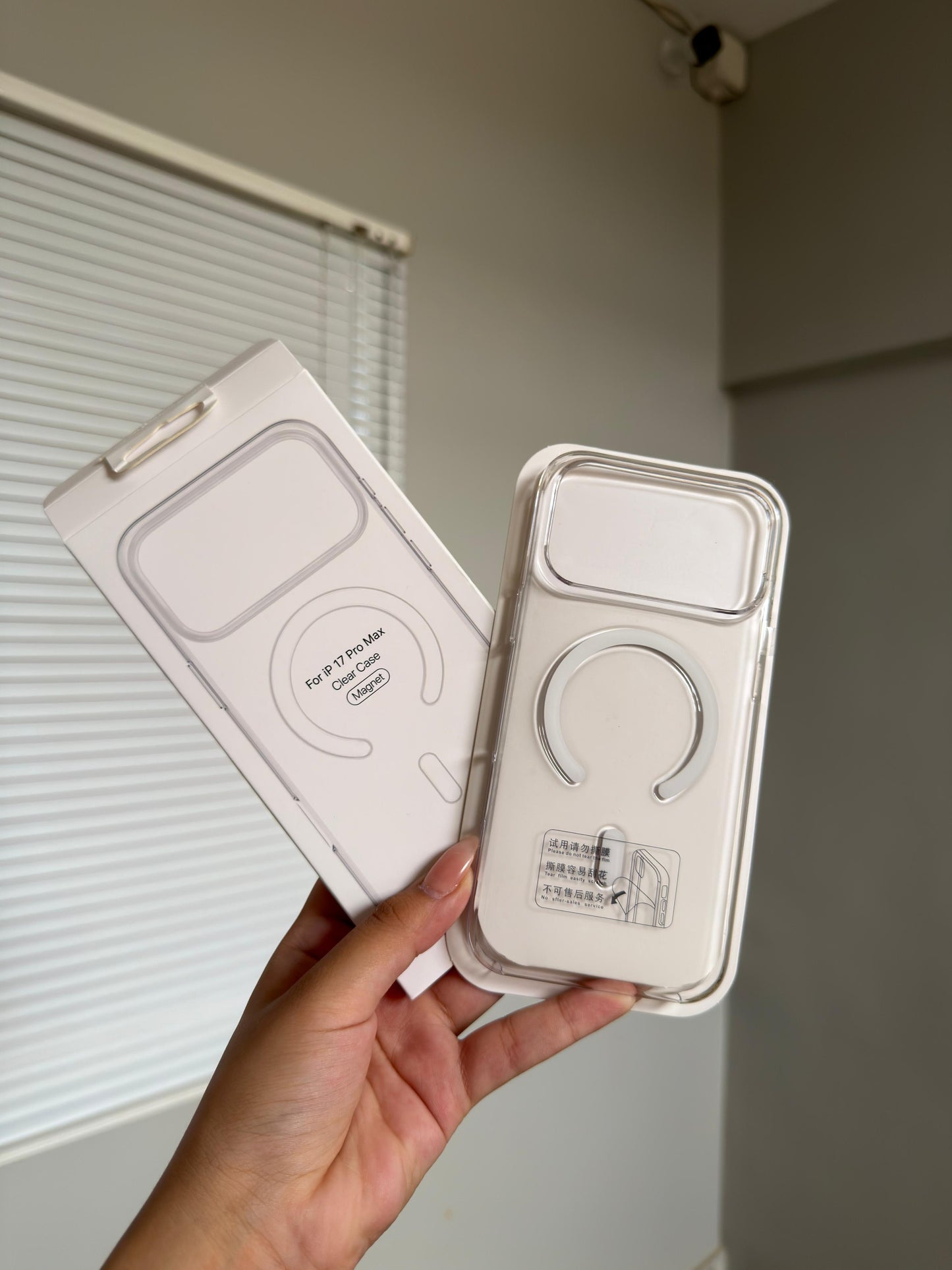 Iphone case Clear MagSafe 17 Pro Max
