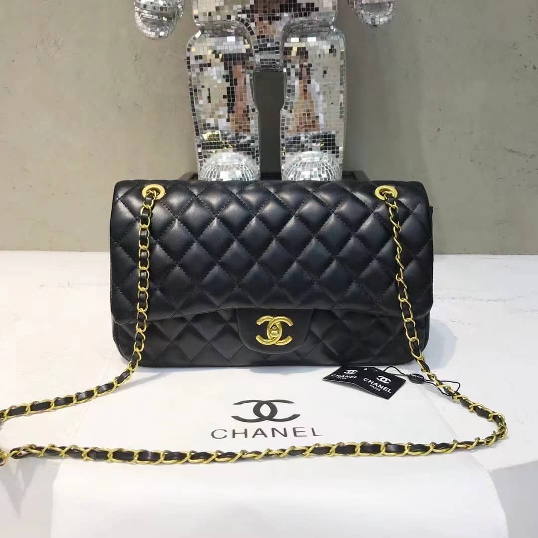 Black Chanel Shoulder (In Stock)