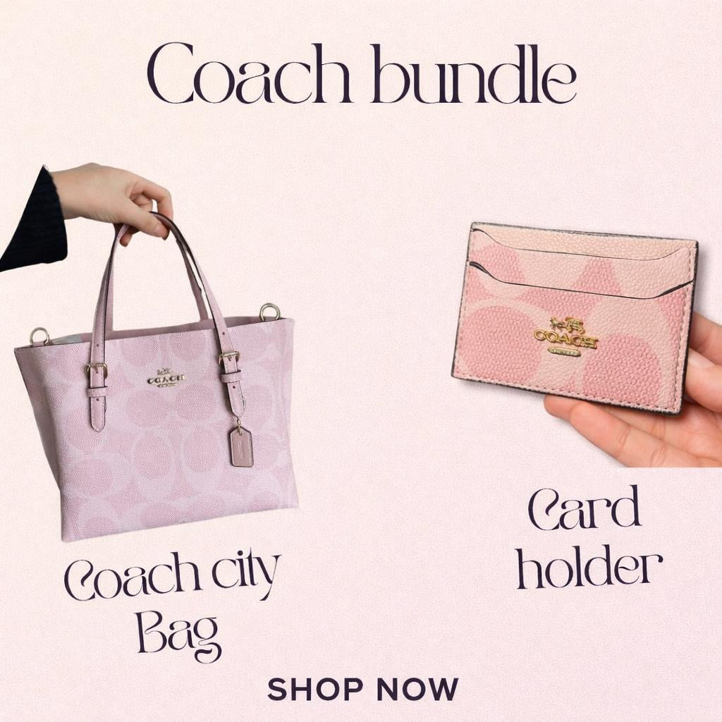 Coach Pink Bag Bundle
