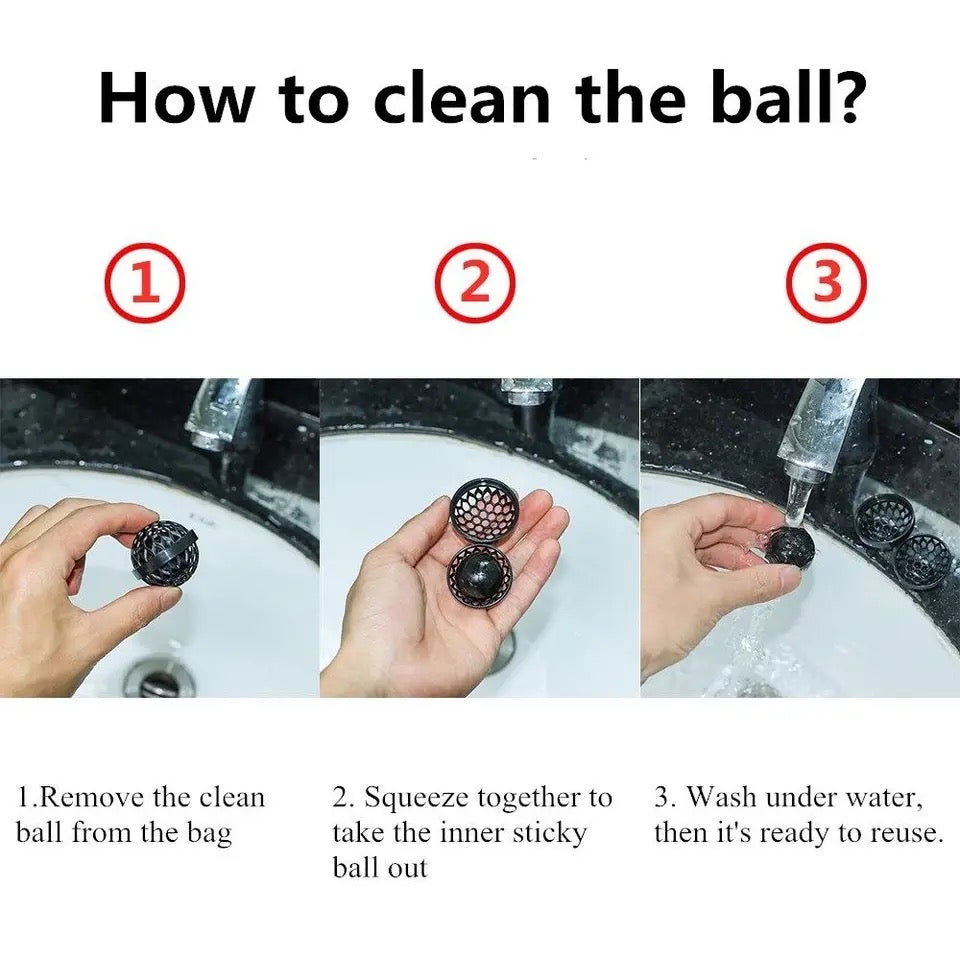 The portable ball bag cleaner