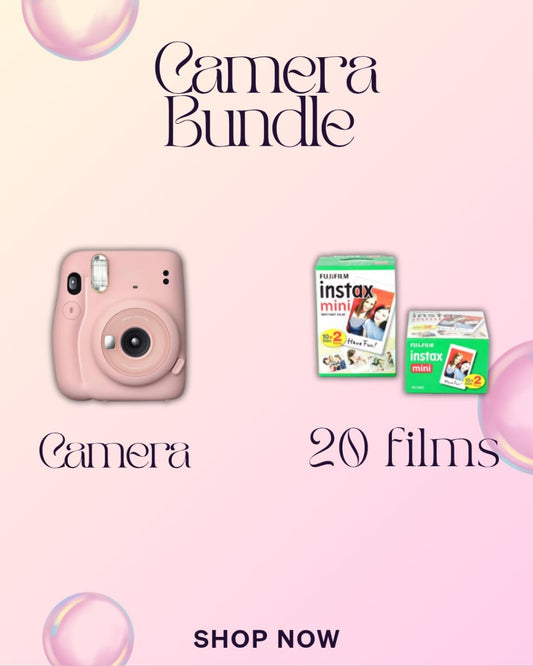 Pink Camera Bundle